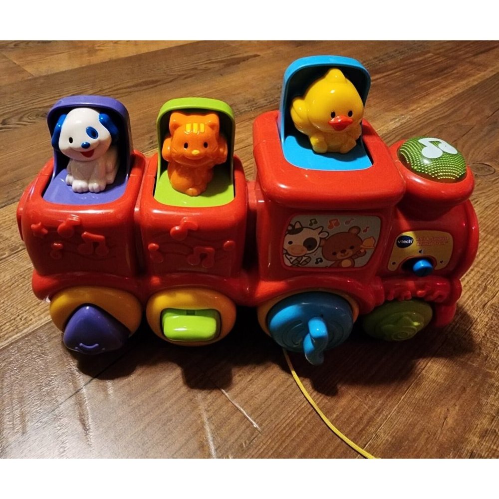 Vtech Roll and Surprise Animal Train 6-36 Months Pop Up Animals Tested WORKS